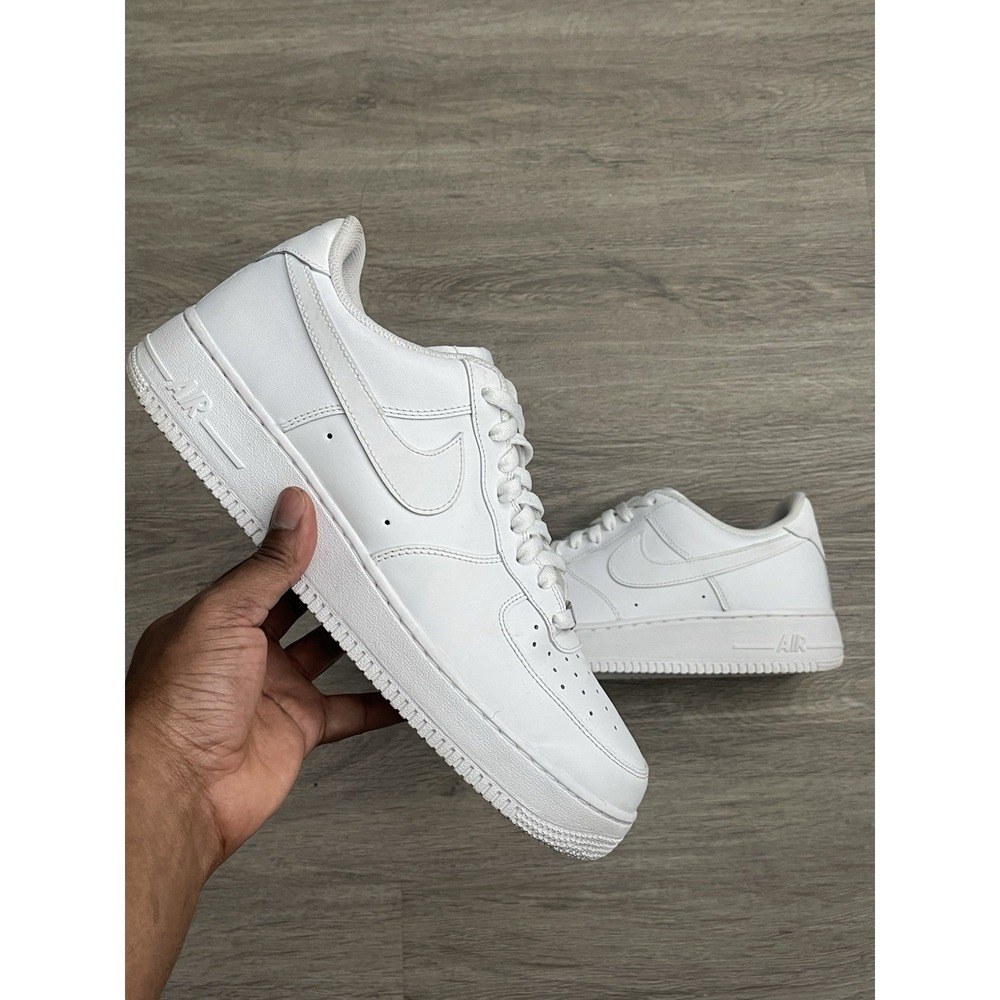 Size 12- Nike Air Force 1 Low 07 Triple White CW2288-111